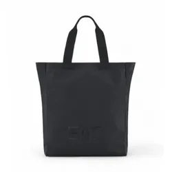 EA7 Unisex. 7X000115_AF13820 Mittlere Shopper-Tasche schwarz (OSFA), Lässig, Sportlich, Multisport, Polyester