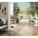 KOMAR Lac Tropical«, B/L: ca. 350x250 cm (Breite x Höhe) - Tapete, Vlies, Wohnzimmer, Schlafzimmer