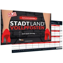 Denkriesen Stadt Land Vollpfosten - Rotlicht Edition "Jetzt wird's dreckig"