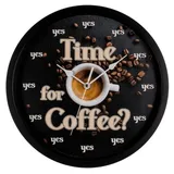 Out of the Blue Time for Coffee Wanduhr