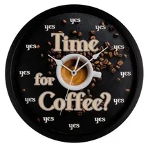 Out of the Blue Time for Coffee Wanduhr