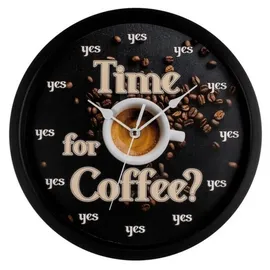 Out of the Blue Time for Coffee Wanduhr