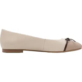 TAMARIS Damen Ballerina flach, beige, 41 EU