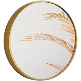 OEM Runder Wandspiegel 60 x 60 cm Gold