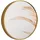 OEM Runder Wandspiegel 60 x 60 cm Gold