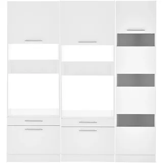 Respekta Hauswirtschaftsraum Set Clara 200 cm x 184,8 cm x 67,6 cm Weiß Matt