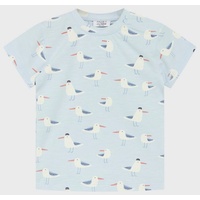 Hust & Claire - T-Shirt ARTHUR Birds in air blue, Gr.116,