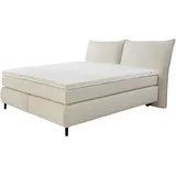 Jockenhöfer Boxspringbett Hacienda 180 x 200 cm Stoff Beige