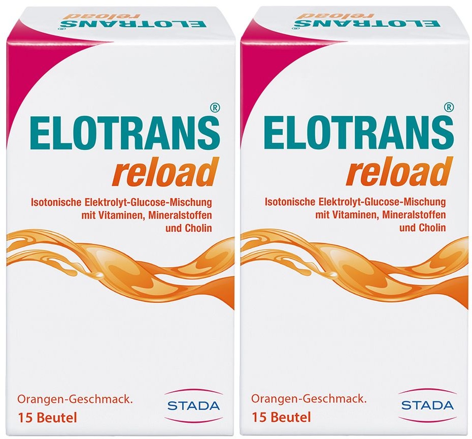 Elotrans® reload – Veganes Trinkpulver – nach anstrengenden Aktivitäten oder bei Erschöpfung, Isotonische Elektrolyt-Glucose-Mischung