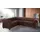 Home Affaire Chesterfield-Sofa »Chesterfield Ecksofa, auch in Leder L-Form«, hochwertige Knopfheftung, langer Schenkel links oder rechts wählbar braun
