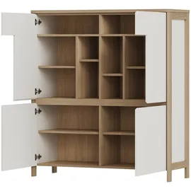 Home Affaire Highboard 111 x 125 x 39 cm Weiß
