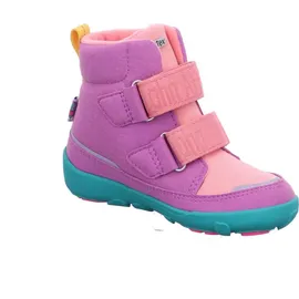 Affenzahn Winterstiefel Eule Blau/Rosa 24