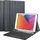 Fintie Tastatur Hülle für iPad 10,2 Zoll (9/8/7 Generation - 2021/2020/2019) Himmelgrau