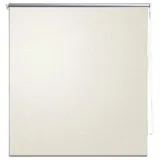 vidaXL Verdunkelungsrollo 175 x 100 cm beige/weiß