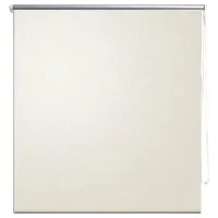 vidaXL Verdunkelungsrollo 175 x 100 cm beige/weiß