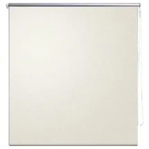 vidaXL Verdunkelungsrollo 175 x 100 cm beige/weiß
