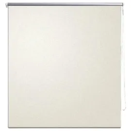 vidaXL Verdunkelungsrollo 175 x 100 cm beige/weiß