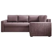 Luxusbetten24 Schlafsofa Designer Sofa Cortino, mit Schlaffunktion und Stauraum rosa