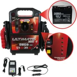 KS Tools 12 V + 24 V Batterie-Booster, mobiles Starthilfegerät 1700 A