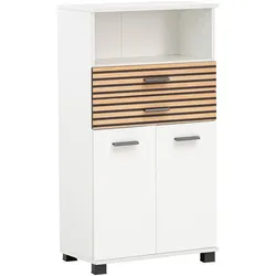 Tchibo - Highboard »Katta« - 60x32,5x110,5cm - schwarz - Holz / Metall / Kunststoff