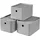 Curver Aufbewahrungsbox S 4 L 3-tlg. hellgrau