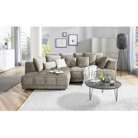 Switch Ecksofa aus Samt Tiga ¦ ¦ Maße (cm): B: 285 H: 88 T: 205.0