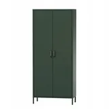 Jan Nowak Kleiderschrank Flavio 80 x 185 x 45 cm Dunkelgrün