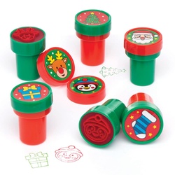 Selbstfärbende Stempel "Weihnachten"  (pro Set 10) Bastelbedarf zu Weihnachten