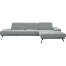 die planbar Recamiere DIE PLANBAR "MP-IN20126 L-Form mit Kaltschaum-Polsterung", blau (ocean), B:328cm H:82cm T:190cm, 100% Polyester, Sofas, Recamiere, mit Kopfteilverstellung, optional Sitztiefen- & Armteilverstellung