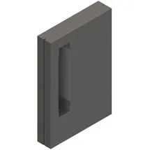 Schedel Schamwand WC für emco asis WC Modul - Neutral