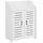 [en.casa] Trosa Badezimmerschrank 45 x 62 x 25 cm Rosa/Weiß