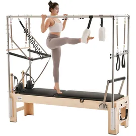 Vevor Pilates Reformer Holz