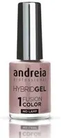 Andreia Hybrid Gel Vernis à Ongles Fusion Color H12 Vieux Rose Gel(S) 10,5 ml