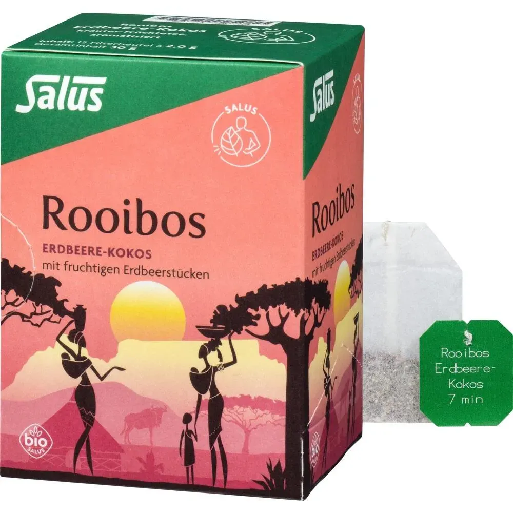 Rooibos Erdbeere-Kokos Kräuter-Frü.-Tee Bio Salus 15 ST