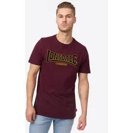 Lonsdale Classic Kurzarm-t-shirt - Oxblood - M