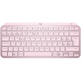 Logitech MX Keys Mini Rose, rosa, LEDs weiß, Logi Bolt, USB/Bluetooth, ES (920-010813)