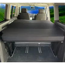 BREMER SITZBEZÜGE Klappmatratze kompatibel mit VW T5 T6 T6.1 Transporter Caravelle Faltmatratze Camping zubehör Camper zubehör Wohnmobil Zubehör Matratze Schlafauflage Schlafschön TSP