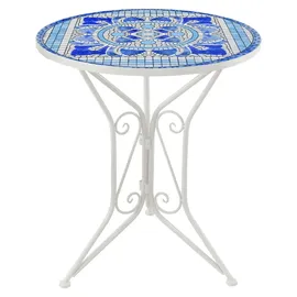 Hti-Living Gartentisch 55 x 55 x 68 cm Creme