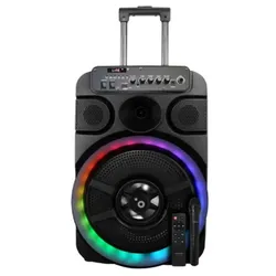 Tragbare Bluetooth-Lautsprecher Sunstech Muscles 12 Schwarz 40 W
