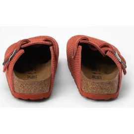 Birkenstock Boston geprägtes Veloursleder Damen Clogs