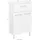Saphir Unterschrank Quickset 2 Türen, 1 Schublade 50 x 81 x 20 cm Weiß