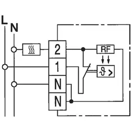 EBERLE RTR-S 6121-1 Raumthermostat 230V 5A 5 bis 30°C