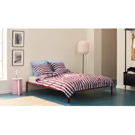 HAY Connect Bettgestell 140 x 200 cm maroon red