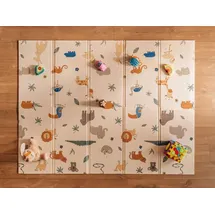 Nûby Nuby – Spielmatte – Sichere Baby-Spielmatte – Leicht und Faltbar – Einfach zu Falten, Verstauen und Transportieren – Mit Lustigem Design – 200x150x1cm – Babyspiel ab Geburt