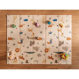 Nûby Nuby – Spielmatte – Sichere Baby-Spielmatte – Leicht und Faltbar – Einfach zu Falten, Verstauen und Transportieren – Mit Lustigem Design – 200x150x1cm – Babyspiel ab Geburt