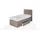 Westfalia Schlafkomfort Boxspringbett 90 x 200 cm H3 Beige