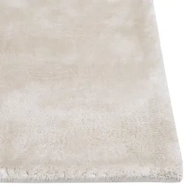 Beliani Teppich GESI II Hellbeige 80 x 150 cm Viskose