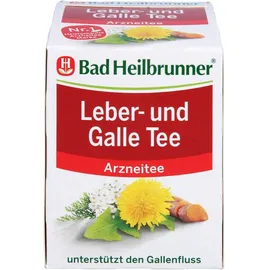Bad Heilbrunner Leber- und Galle Tee 8x1,75 g