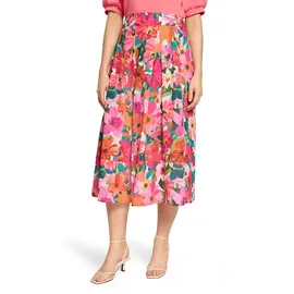 Vera Mont Maxirock Damen Floral Gelb/Pink 42