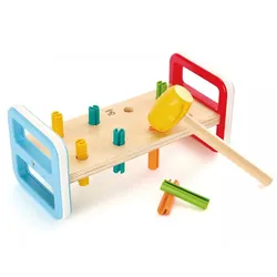 Hape Regenbogen-Klopfbank, 10-tlg.